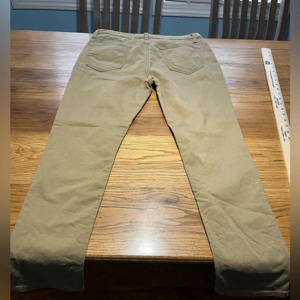 Banana Republic Men's Whiskey Tan Travel Skinny Fit Pants Size 34x30 - Picture 7 of 10